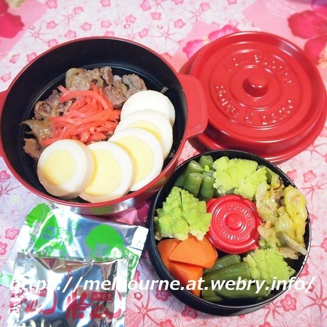 今日のOBENTOは牛丼