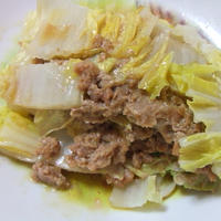 カレーフレークで白菜のミルフィーユ