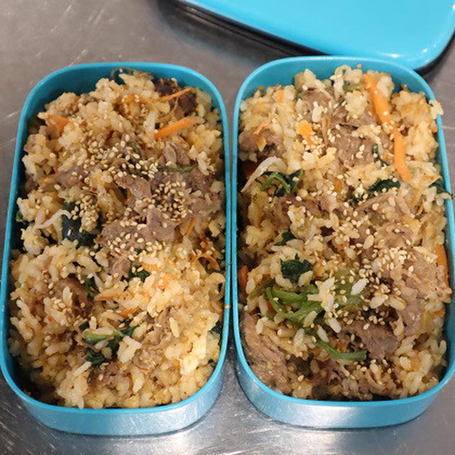 地味弁当。