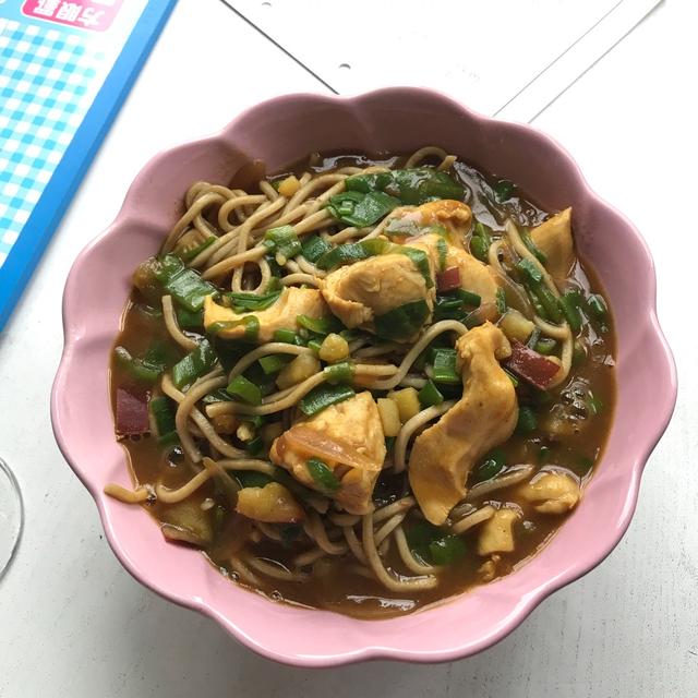 【おひとり様ごはん】何故かハマるうまさ☆蒸し麺で簡単☆カレー蕎麦