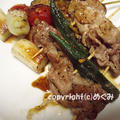 豚肉の串焼き