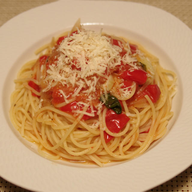 アメーラトマトのスパゲティ