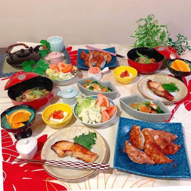 ＊金曜日の夕飯です❣️