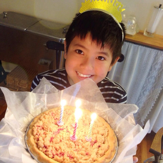 【私のお誕生日に　家族からのサプライズ】その①アメリカからです♪