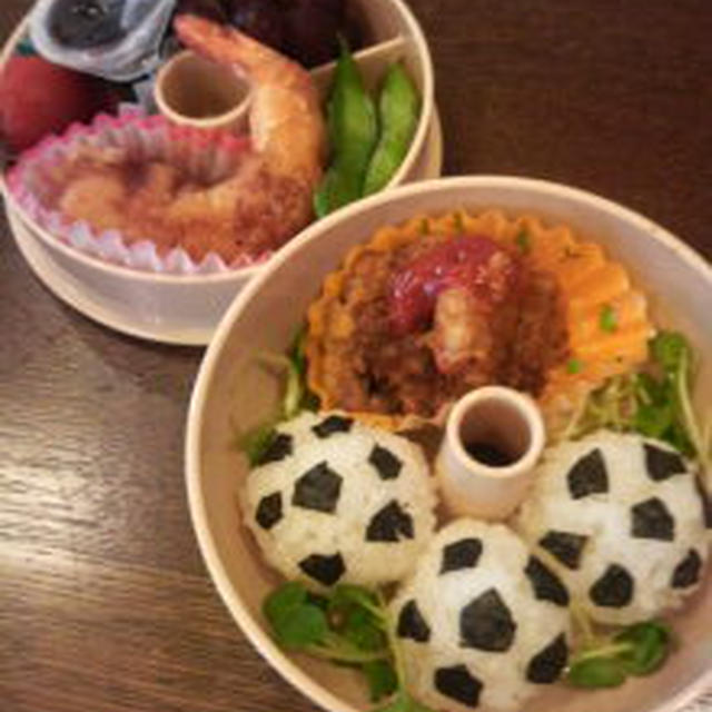 デコ弁☆サッカー弁当