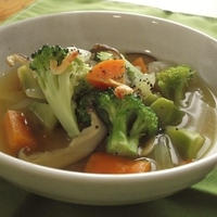 乾物でイタリアン～♪干しエビとサフラン香る✿食べる野菜スープ