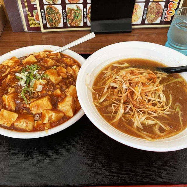 ラーメンセット・ネギ味噌ラーメン＋麻婆飯を食べたさ 〜近所じゃない台湾料理屋さん〜