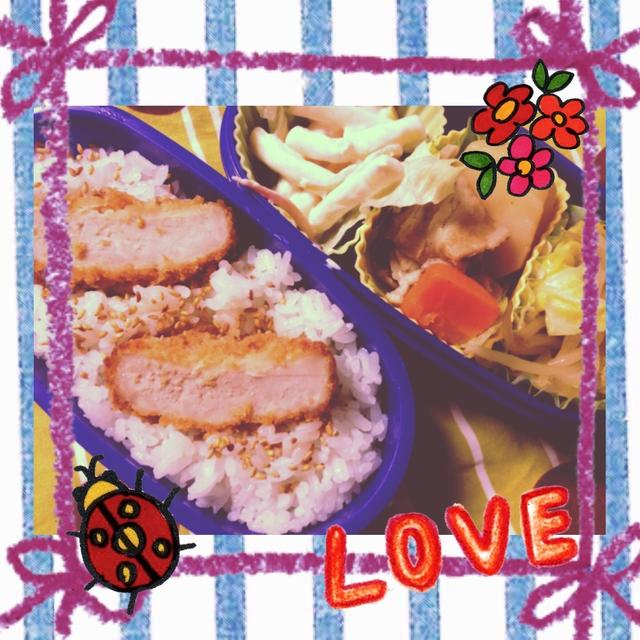 先週のお弁当。kyousyukuですけど。。