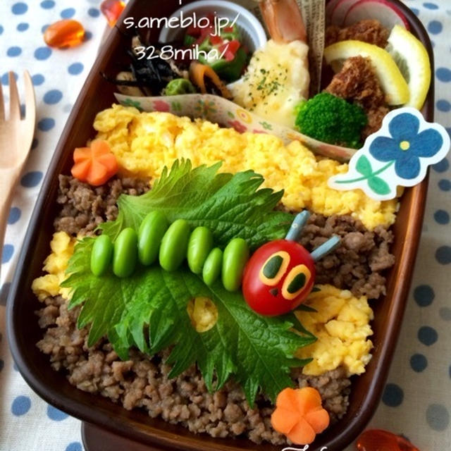 はらぺこあおむしのお弁当♡入学式