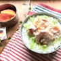 息子の✳︎海老マヨのっけ弁当♡