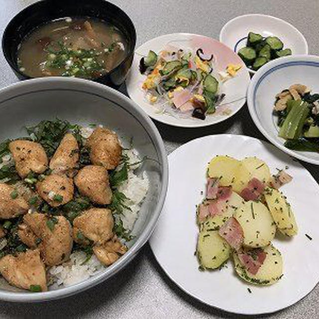 ささ身で焼き鳥丼