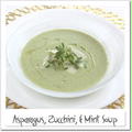 アスパラガス、ズッキーニ、ミントの冷製スープ by フード・クチュールさん