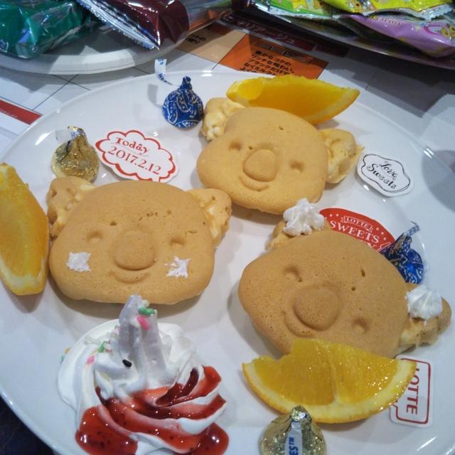 パンケーキデコ☆コアラのマーチのパンケーキ