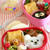 キャラ弁　コアラ、まっくろくろすけ、リス、どんぐり弁当