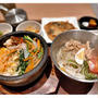 平日限定「イイダコと海鮮鉄板ビビンパ＆冷麺セット」韓美膳（ハンビジェ）浦和パルコ店