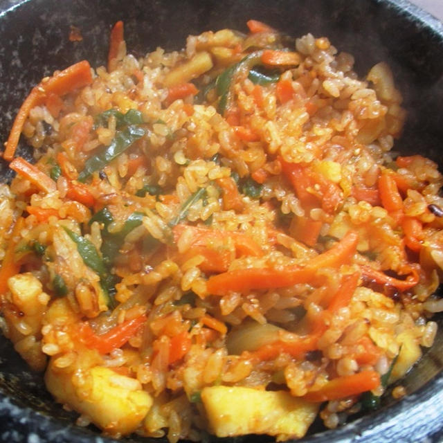１０３日目：いか炒め丼