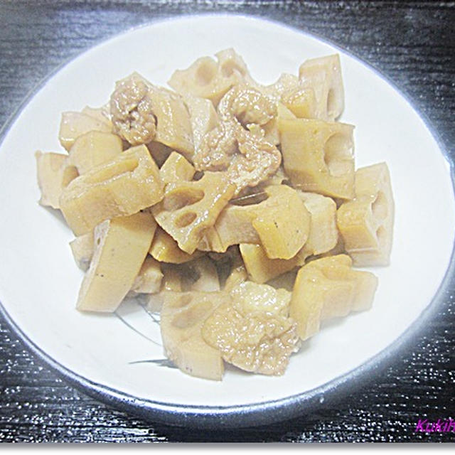 れんこんの煮物