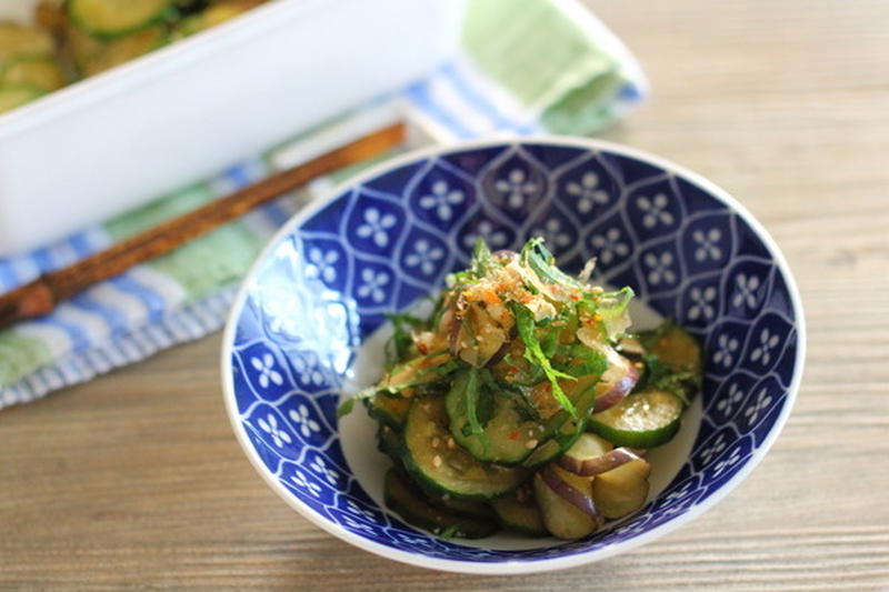 夏野菜のポン酢漬け（きゅうり＆なす）／さっぱりあっさり！夏にぴったりなおかず