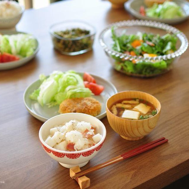 11ぴきのねこのコロッケと菜園風サラダ、兵庫県民の会＾＾