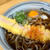 立ち蕎麦行脚「花丸そばの月見ソーセージ天そば」