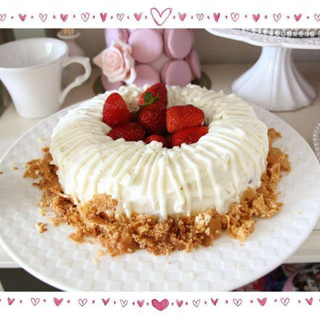 エンゼル型のケーキでデコレーション By きよらさん レシピブログ 料理ブログのレシピ満載