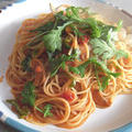 スパゲティナポリタン。あくちが切れた。