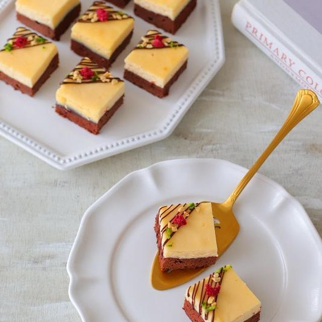 バレンタインには1度で2度美味しいチーズケーキブラウニー By あいりおーさん レシピブログ 料理ブログのレシピ満載