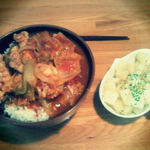 朝ごはん。