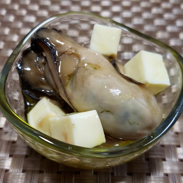 牡蠣とチーズのオイル漬けのレシピ