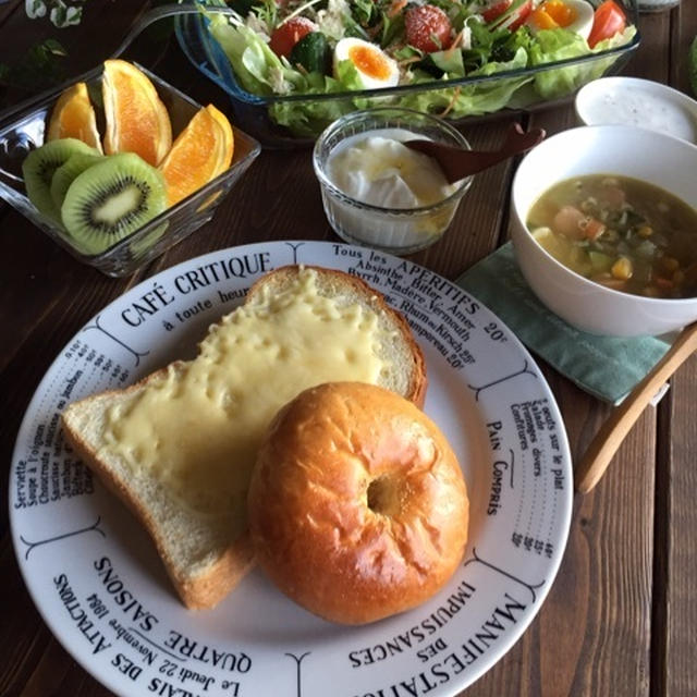 週末ゆっくりな朝ごはん♪