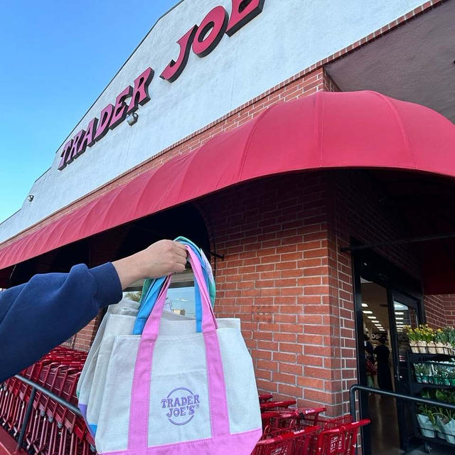 Trader Joe'sトレーダージョーズのミニトートバッグ
