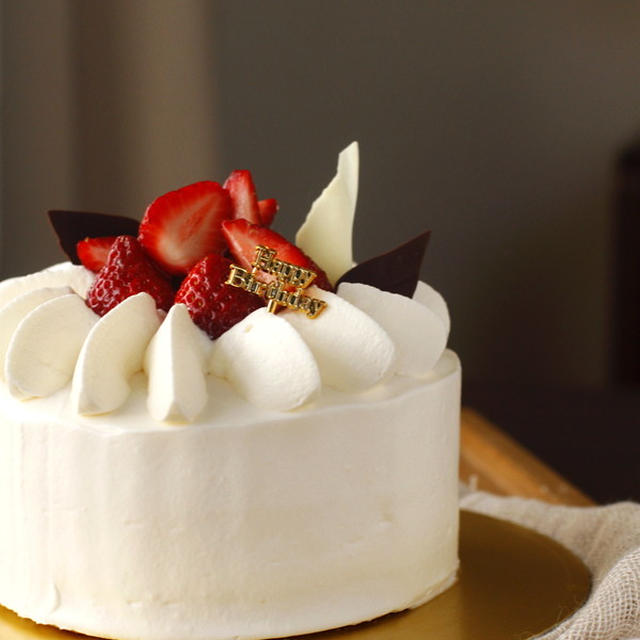 4号サイズのいちごのケーキは一人前です By のりたまさん レシピブログ 料理ブログのレシピ満載