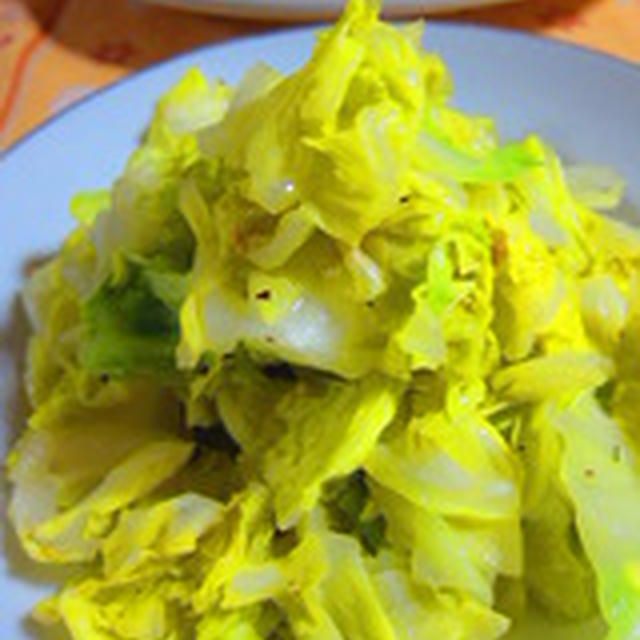「春キャベツの野菜炒め」