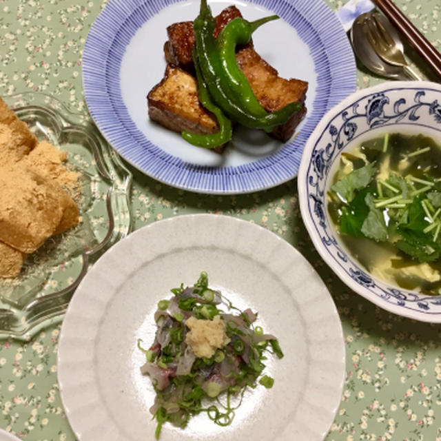 6月第3週の教室、鰺（あじ）に奮闘！