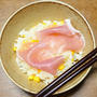 とうもろこし初もので、生ハムのとうもろこしご飯