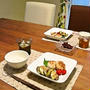 なめ茸入り鶏つくねのワンプレート