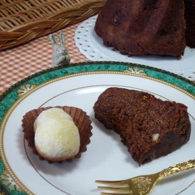 いちじくとくるみのケイクとクッキーと・・・。
