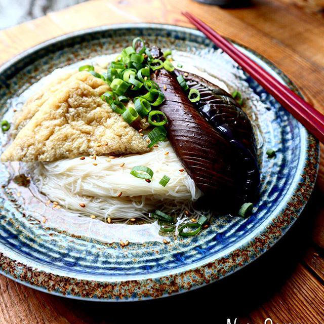 なすそうめん♡【#簡単レシピ#そうめん】