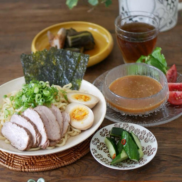 手作りチャーシューでつけ麺