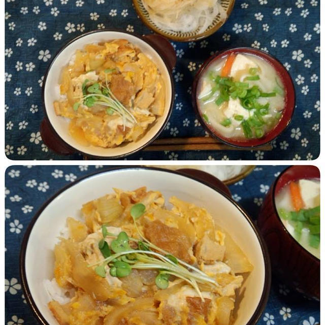 ミニ丼＆やせうま入り豚汁