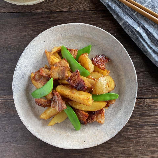 新じゃがいもと豚バラのの生姜照り焼き＊ご飯と相性◎子どもも喜ぶおかず