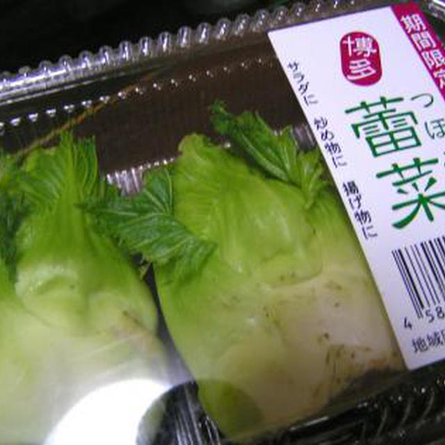 蕾菜のアンチョビ炒め