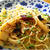 筍のグリルとドライトマトのパスタ