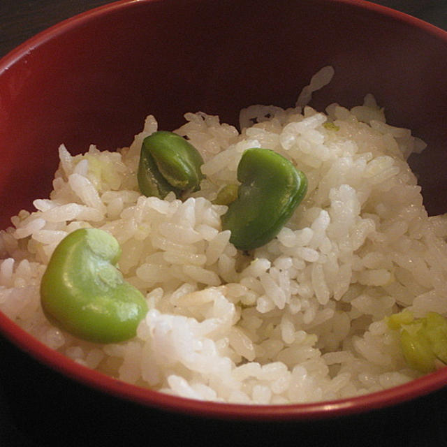 そら豆ごはん