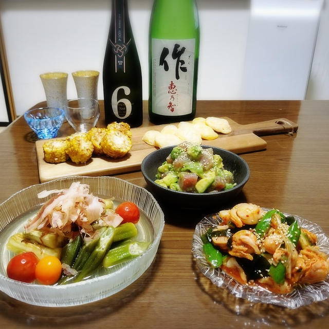 【家飲み/日本酒】 新政 No.6 X-type / 作 恵乃智　純米吟醸　* 夏のおつまみ [レシピ]