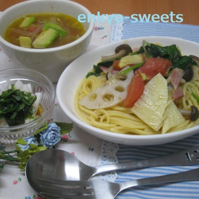 野菜たくさん☆収穫物ディナー