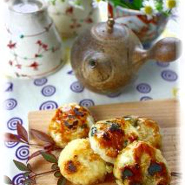 もちもち手焼きせんべい。