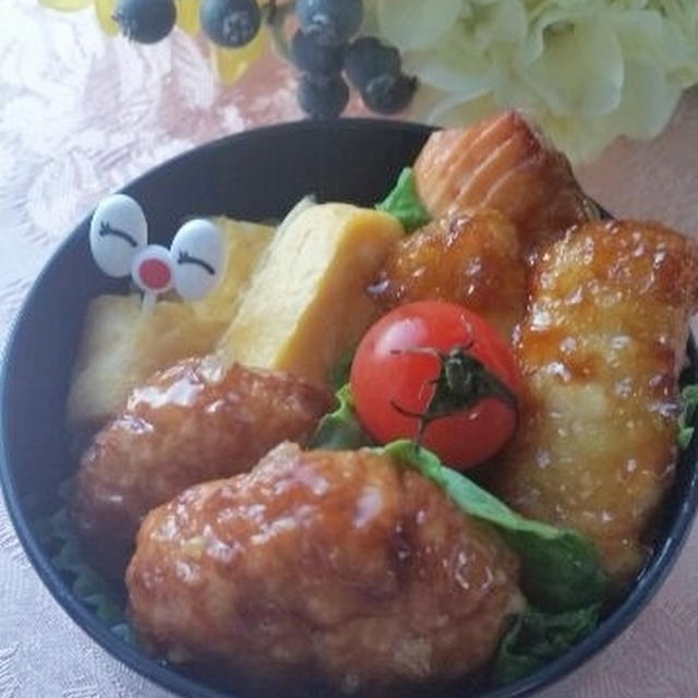 今週最後の次男くんのお弁当～♥　　～冷蔵庫空っぽ～