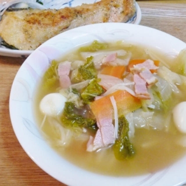 白菜のスープ
