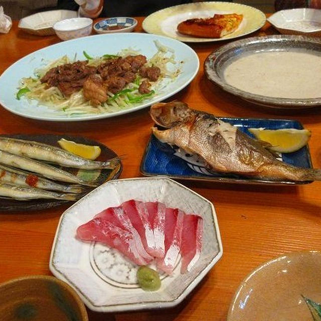 ツムブリ、イサキ、サヨリ